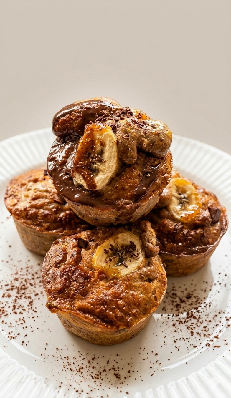 Bananmuffins med chokolade